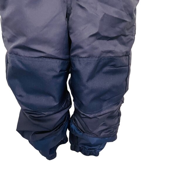 Cat & Jack Kids' Navy Snow Bib Overalls Size 4T Adjustable Straps Elastic Waist - Picture 5 of 6